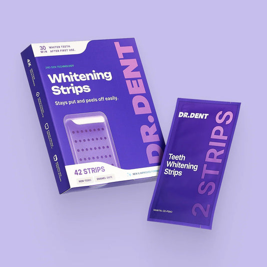 Dr Dent  Instant Teeth Whitening Strips (V34, PAP+ Formula)