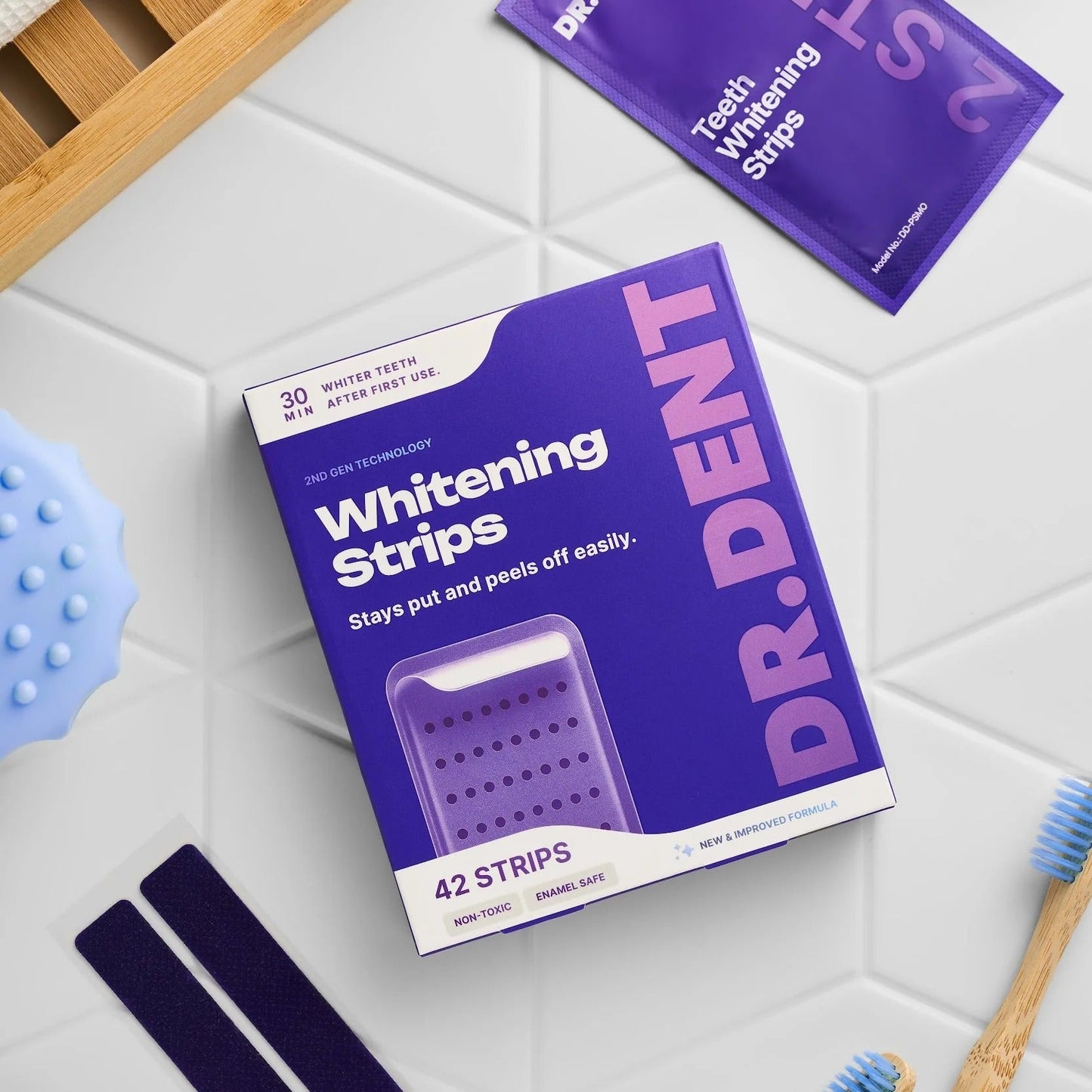 Dr Dent  Instant Teeth Whitening Strips (V34, PAP+ Formula)